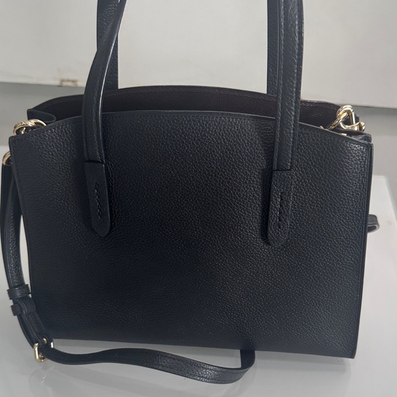 Coach Black Leather Satchel - Picture 5 of 9
